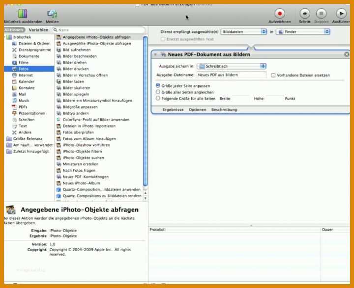 Größte Automator Mac Vorlagen 890x725