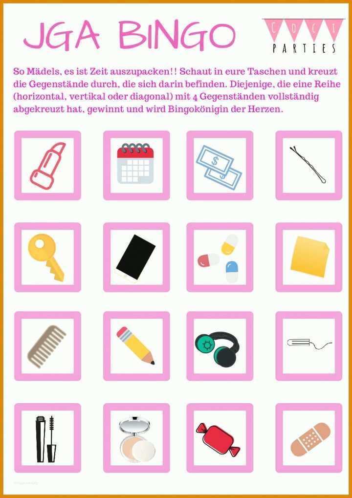 Hervorragend Bingo Vorlage 1058x1497