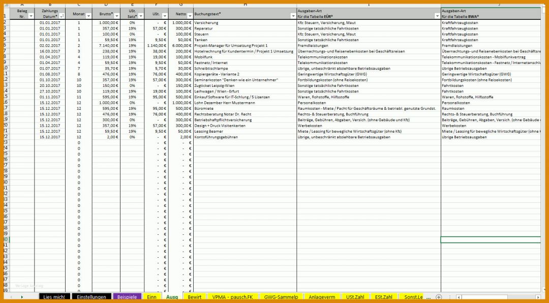 Exklusiv Excel Vorlage Briefmarken 1440x795