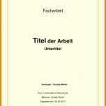 Spezialisiert Facharbeit Vorlage 724x1024