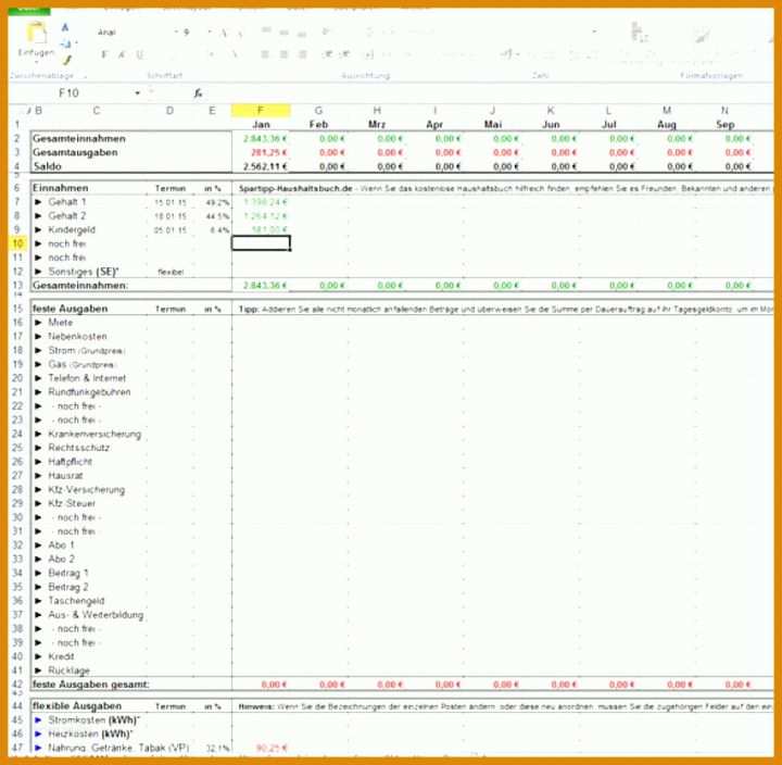 Wunderbar Haushaltsbuch Excel Vorlage Kostenlos 2018 972x950