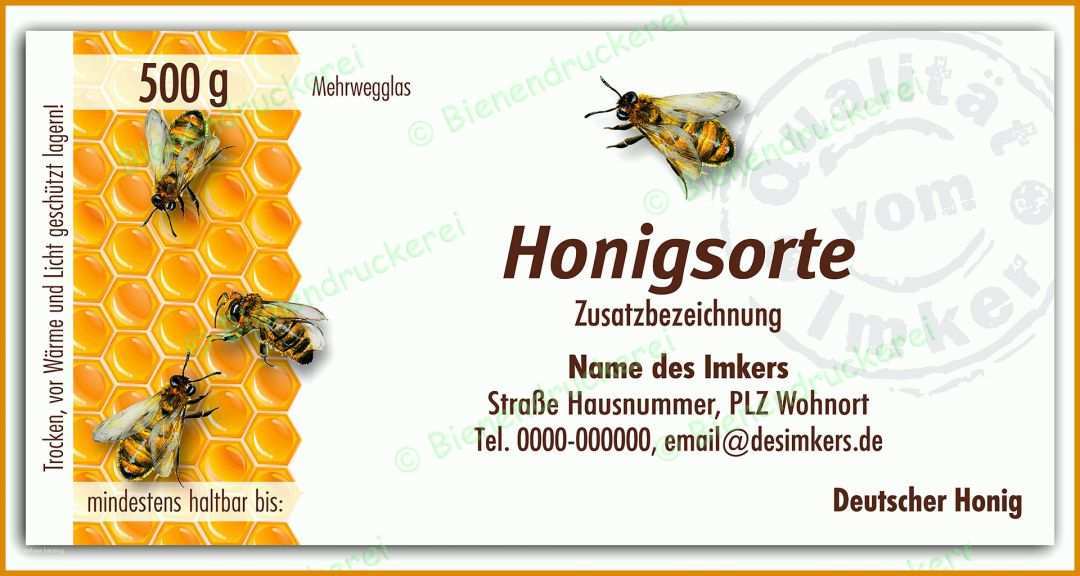 Selten Honig Etiketten Vorlagen Kostenlos 1920x1024