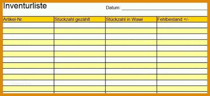 Ungewöhnlich Inventur Vorlage Xls 773x354