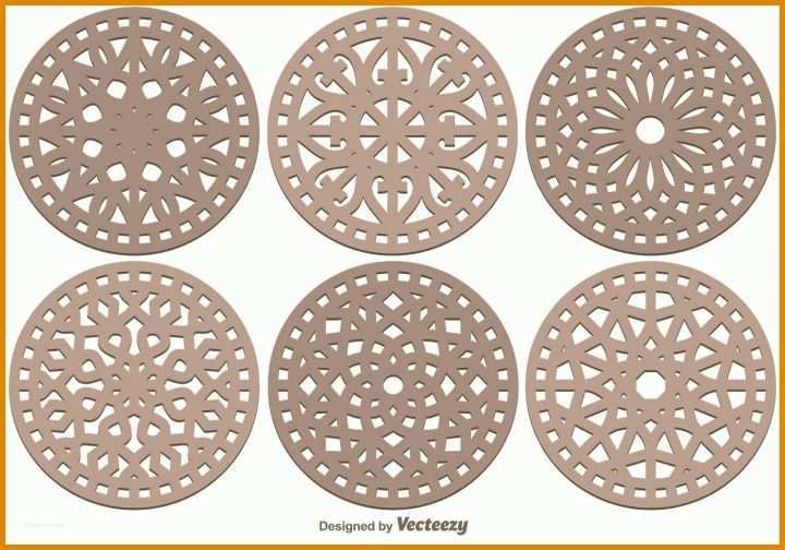 Laser Cut Vorlagen Laser Cut Decorative Vector Pack