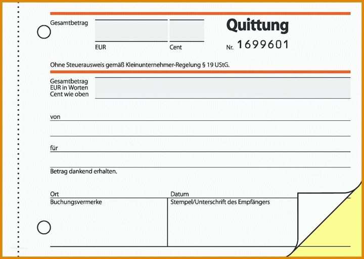 Hervorragend Quittung Privatverkauf Vorlage Ohne Mehrwertsteuer 1500x1067