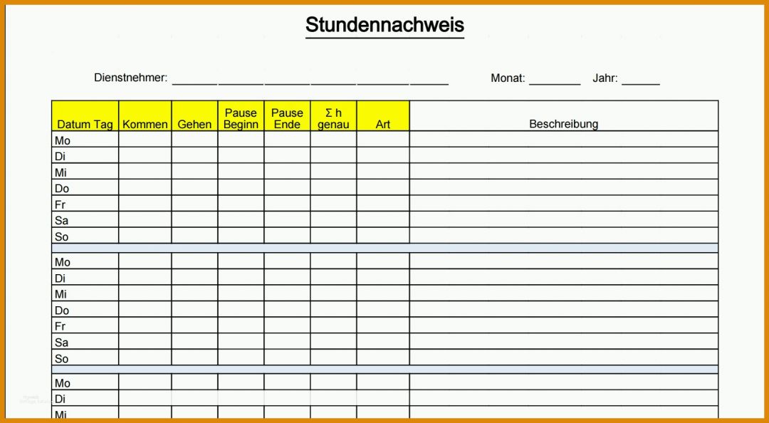 Beste Spesenabrechnung Vorlage Word 1608x884