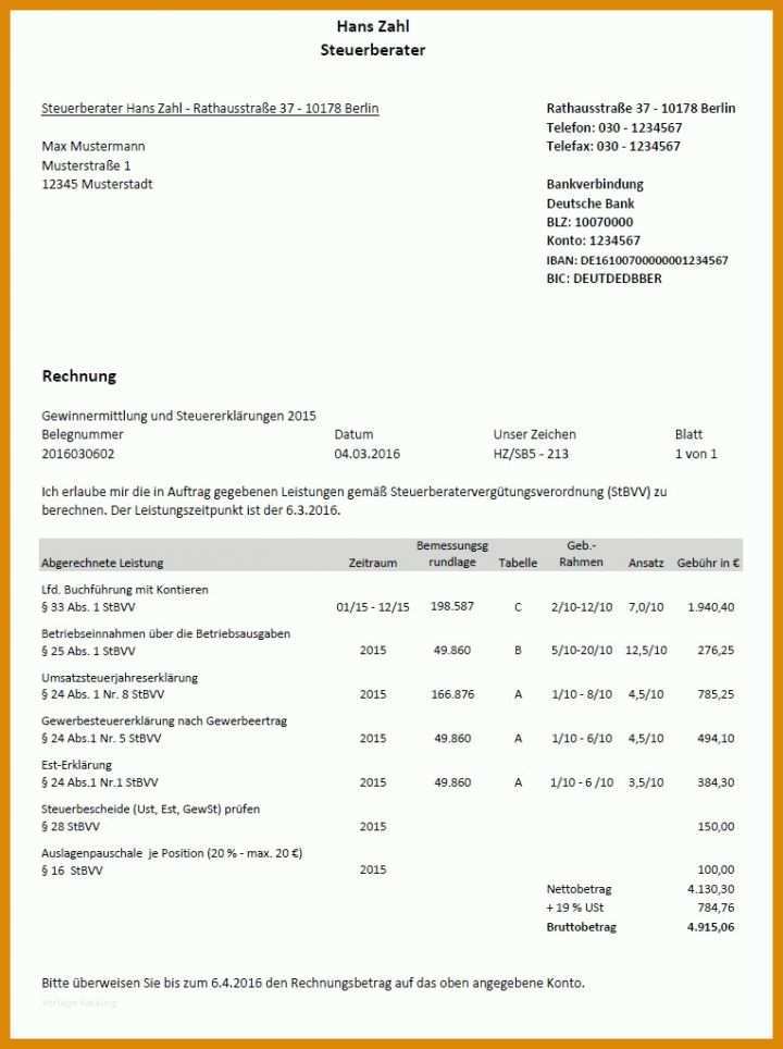 Verschwiegenheitserklärung Steuerberater Vorlage Verbrauchertipp So Ueberpruefen Sie Ihre Steuerberaterkosten