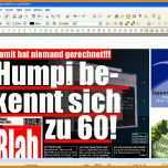 Unvergesslich Vorlage Zeitung 960x719