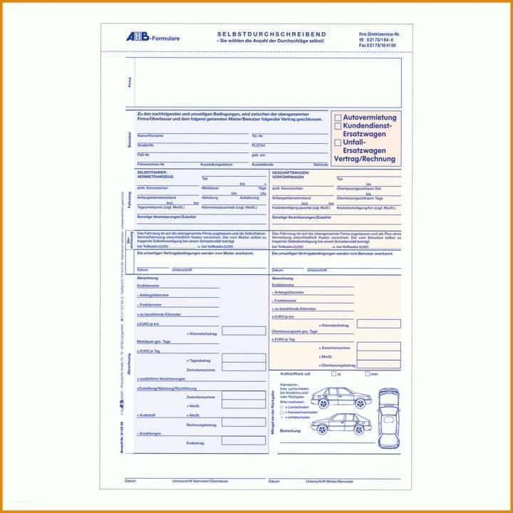 Rühren Autovermietung Vertrag Vorlage 2000x2000