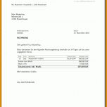 Modisch Brief Rechnung Vorlage 782x1091