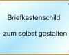 Überraschen Briefkastenschild Vorlage 1417x945
