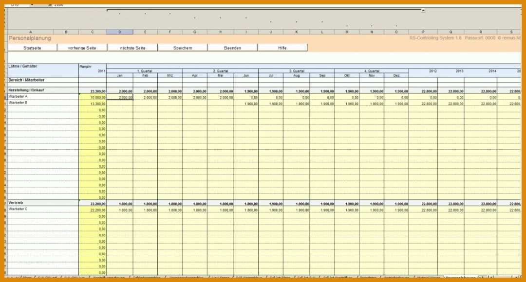 Auffällig Excel Personalplanung Vorlage 1200x644