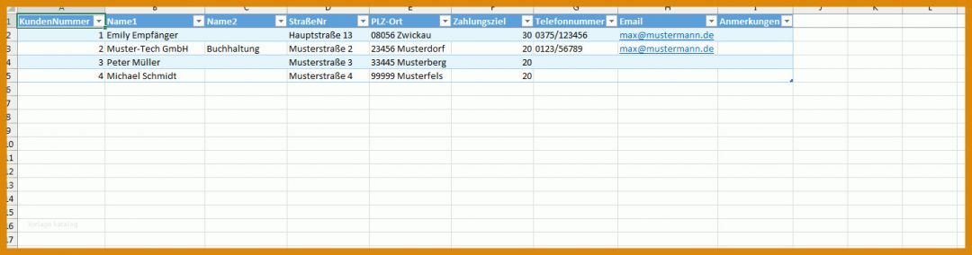 Fabelhaft Excel Vorlage Kundendatenbank 1420x374