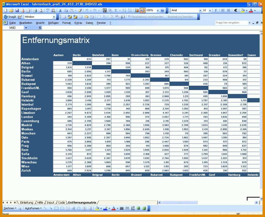 Auffällig Fahrtenbuch Vorlage Word 1092x894