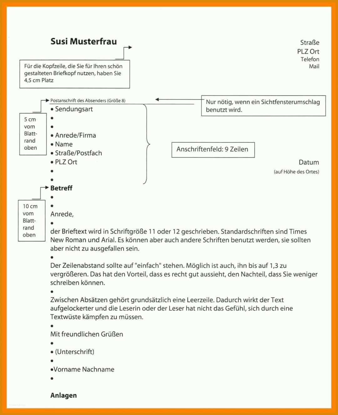 Neue Version Geschäftsbrief Schreiben Vorlage 1516x1860
