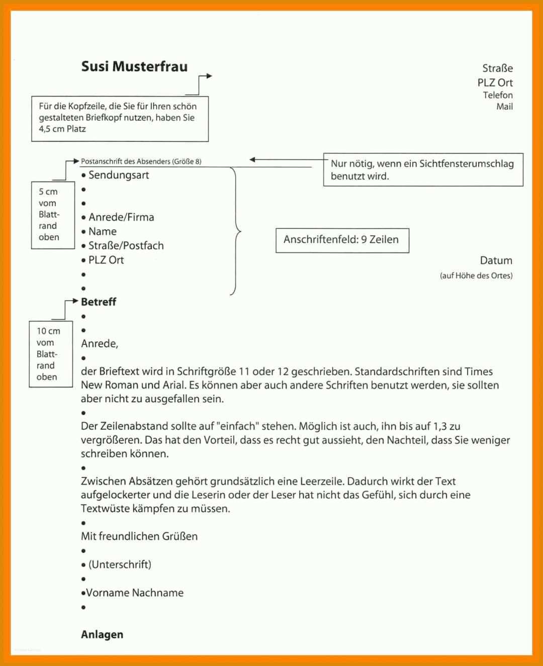 Neue Version Geschäftsbrief Schreiben Vorlage 1516x1860