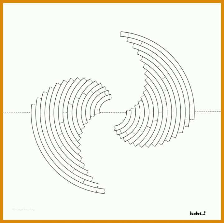 Bemerkenswert Kirigami Vorlagen 736x734
