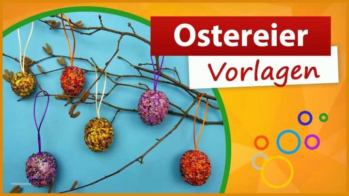 Hervorragen Ostereier Lochmuster Vorlagen 1280x720