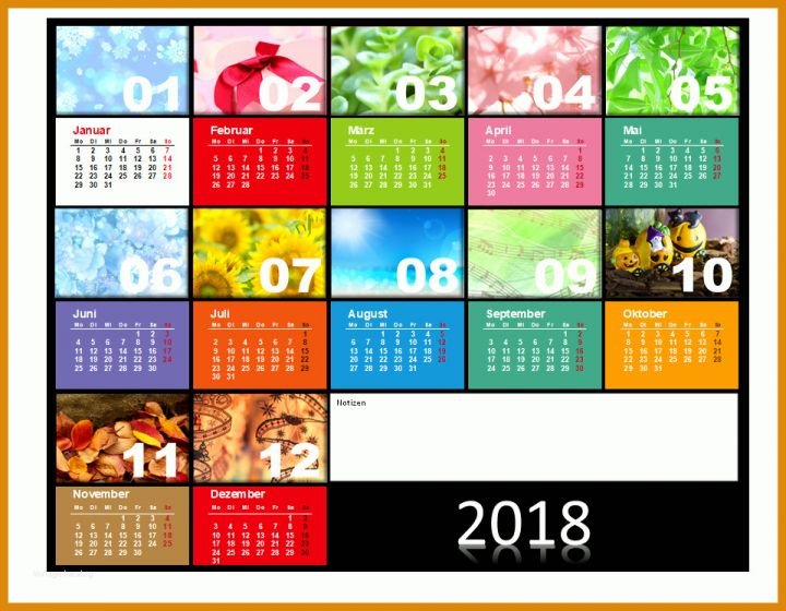 Ideal Powerpoint Kalender Vorlage 960x746