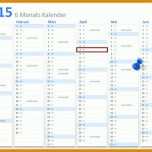 Kreativ Powerpoint Kalender Vorlage 736x552