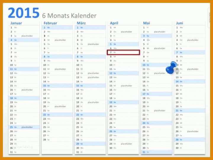 Schockierend Powerpoint Kalender Vorlage 736x552