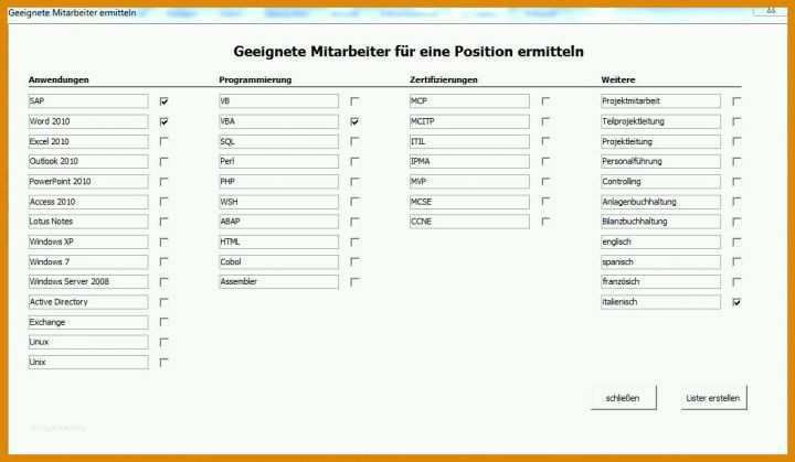 Außergewöhnlich Qualifikationsmatrix Excel Vorlage Kostenlos 1055x614