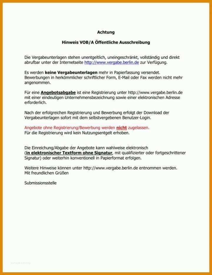 Ungewöhnlich Vorlage Ausschreibung 791x1024