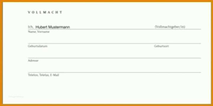 Ausnahmsweise Bankvollmacht Vorlage 1024x512