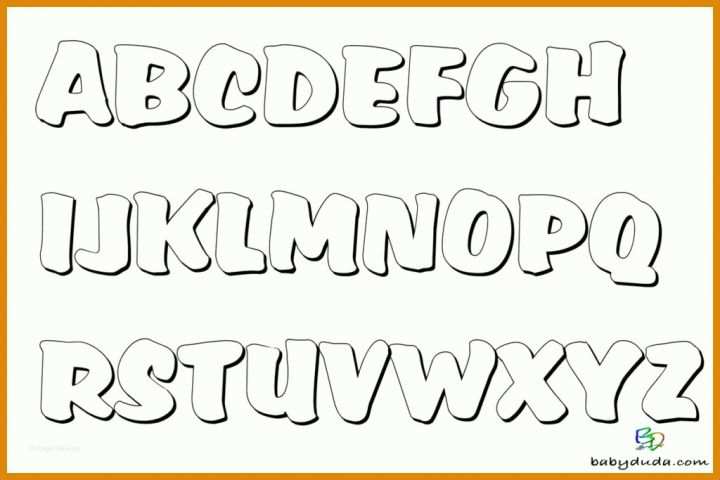Buchstaben Vorlagen Abc Buchstaben Ausmalen Alphabet Malvorlagen Von A Z