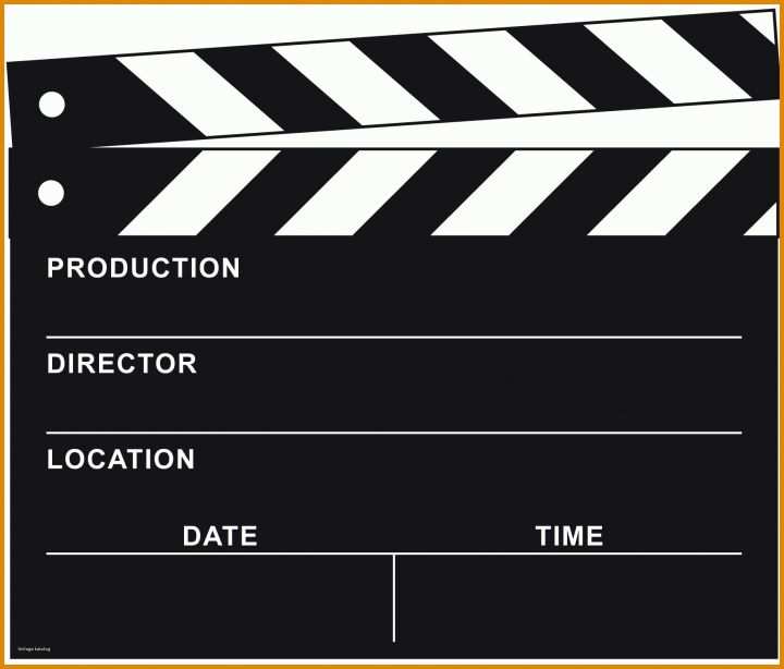 Toll Filmklappe Vorlage 1772x1511