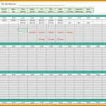 Staffelung Monatsdienstplan Excel Vorlage 1304x771