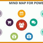 Selten Powerpoint Mindmap Vorlage 720x405