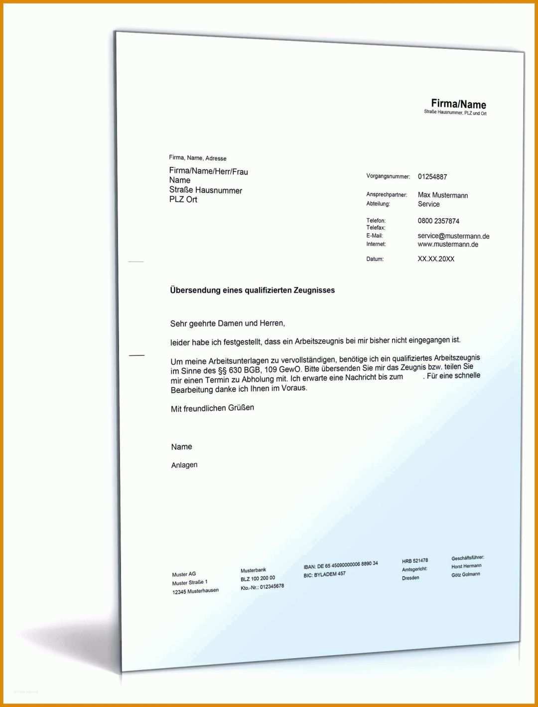 Perfekt Praktikumszeugnis Vorlage Pdf 1600x2100