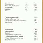 Beeindruckend Preisliste Vorlage 756x1063