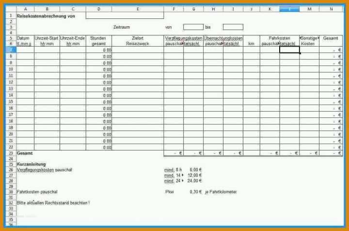 Reisekostenabrechnung 2018 Vorlage Excel 13 Reisekostenabrechnung Formular Excel Kostenlos