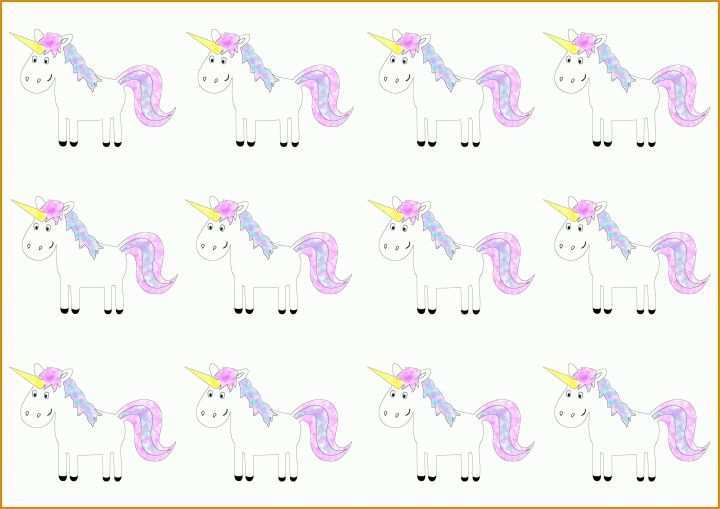 Schockierend Vorlage Einhorn 3508x2480