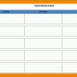 Sensationell Wochenplan Vorlage Excel 1178x680