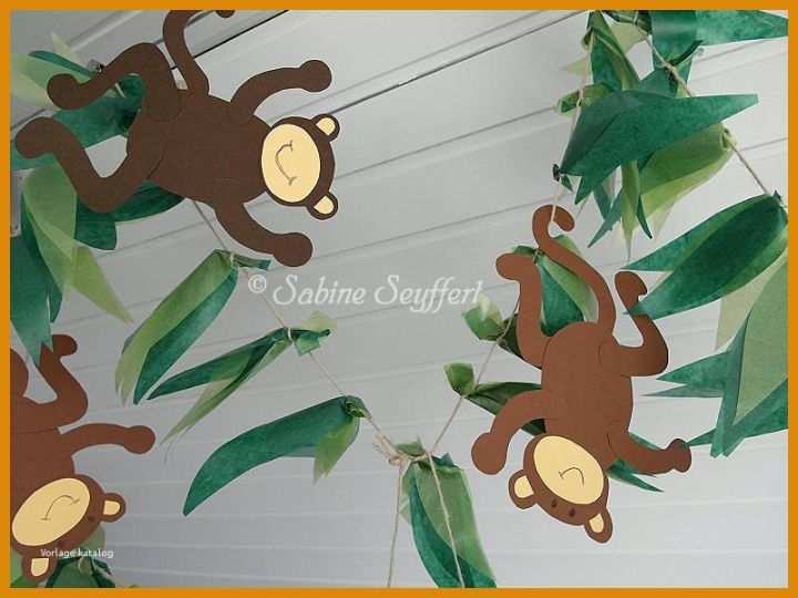 Fantastisch Affe Basteln Vorlage 800x600