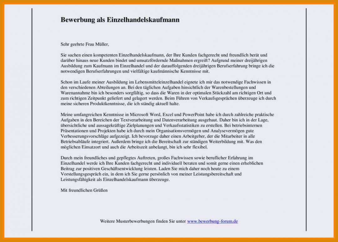 Tolle Ausbildung Zum Einzelhandelskaufmann Vorlage 1314x939
