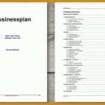 Spektakulär Businessplan Vorlage Word 960x540