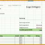 Limitierte Auflage Excel Vorlage Angebot Rechnung 864x648