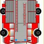 Spektakulär Feuerwehrauto Basteln Vorlage 2370x3380
