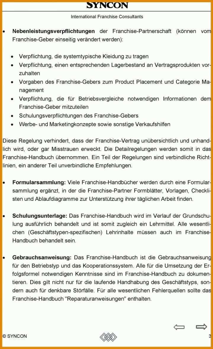 Allerbeste Franchise Handbuch Vorlage 960x1573