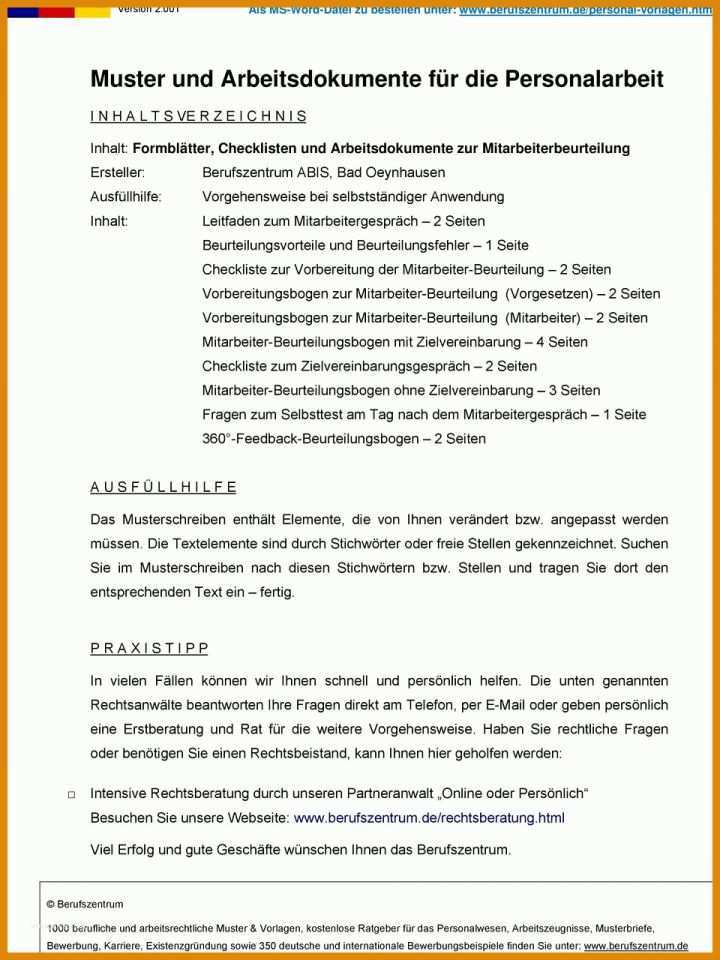 Neue Version Mitarbeiter Feedbackgespräch Vorlage 960x1280