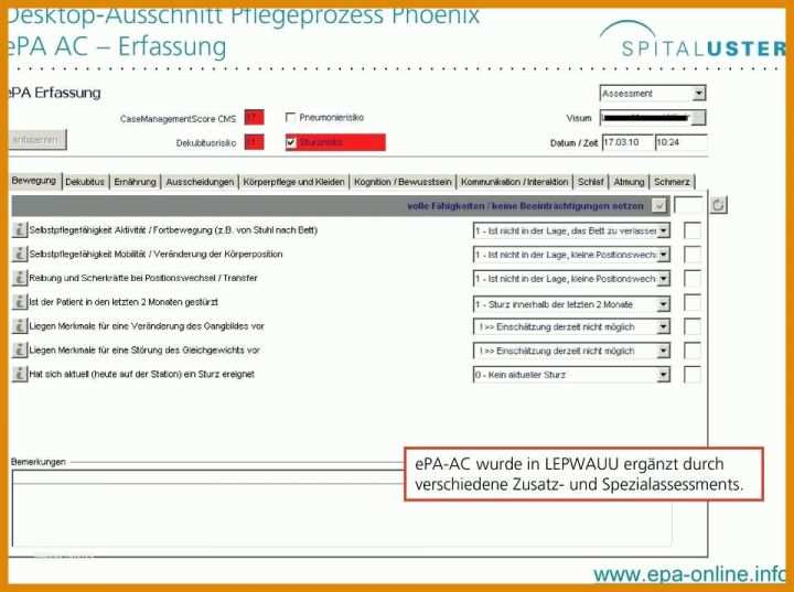 Neue Version Pflegedokumentation Vorlage 960x716