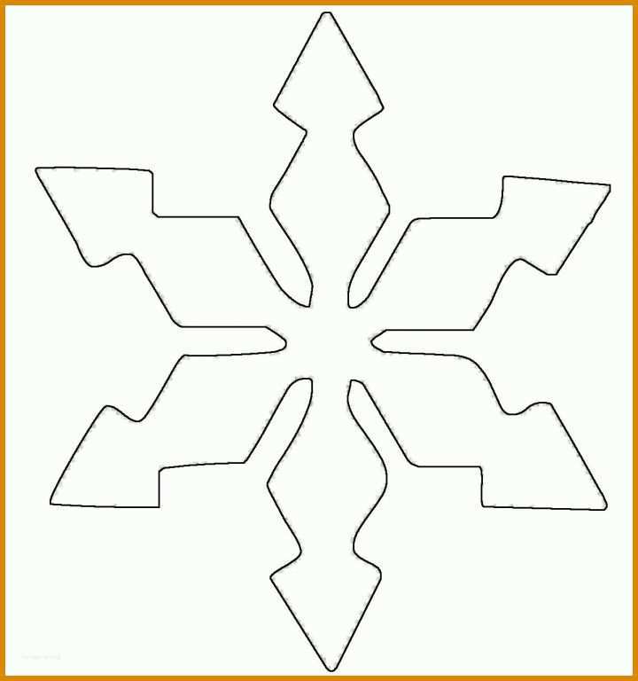Einzahl Vorlage Schneeflocke 1197x1276