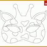 Überraschen Vorlage Tiermaske 1024x724