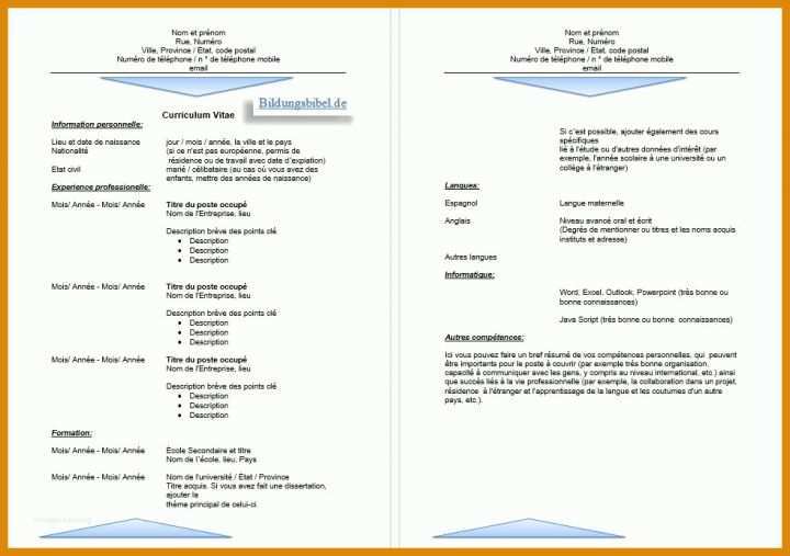 Erstaunlich Cv Englisch Vorlage 982x692