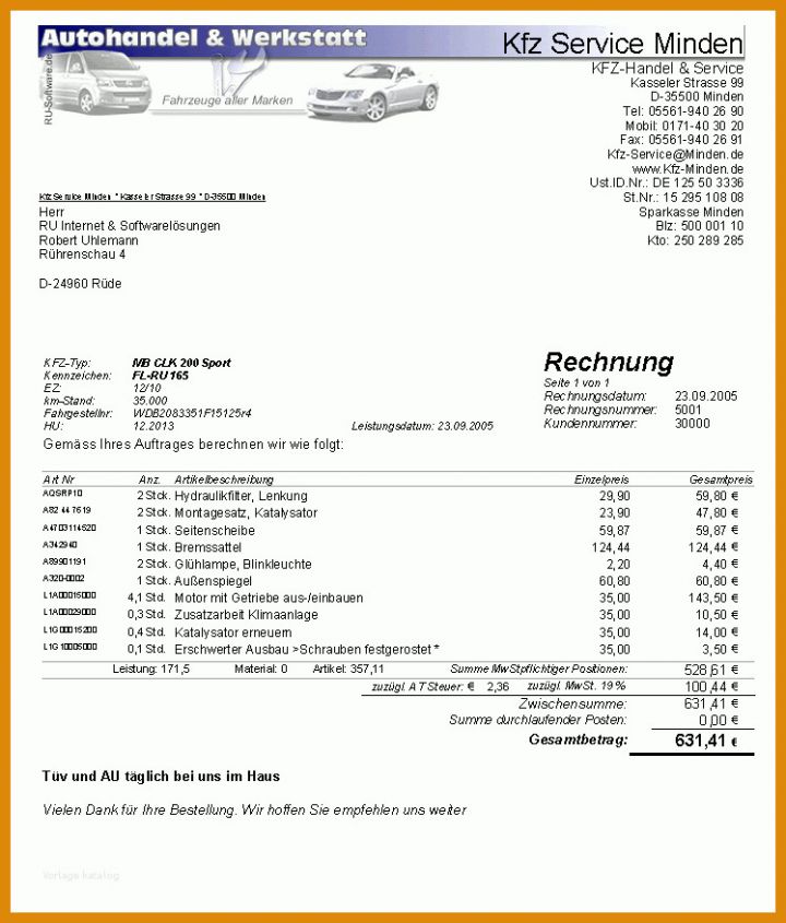 Ausnahmsweise Kfz Verkauf Rechnung Vorlage 748x878