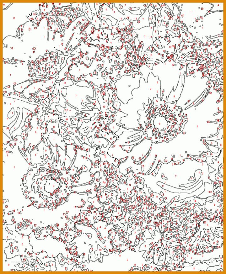 Moderne Malen Nach Zahlen Vorlagen Selbst Erstellen 842x1022